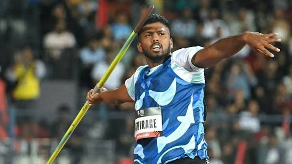Rumesh Tharanga competing in men javelin throw at Laussane Diamond League 2026 results 