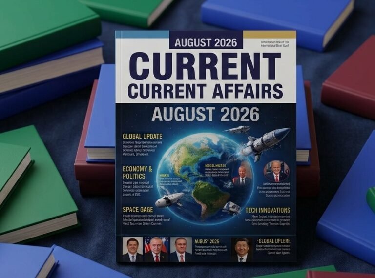 August 2026 Monthly Current Affairs for SSC and Railway Exams