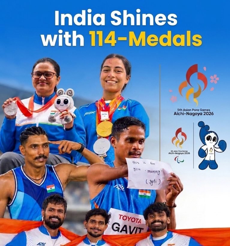 Asian Para Games 2026: India Shines with Record 114 Medals