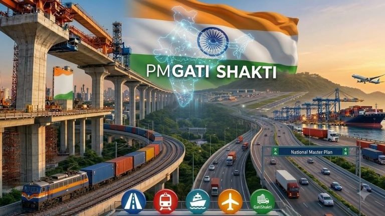 PM GatiShakti Completes 5 Years: Complete Exam Facts for SSC & Railway Exams